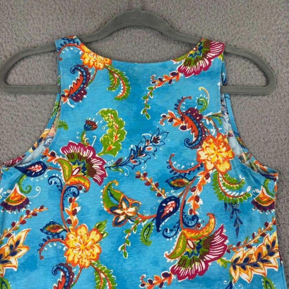 Ralph Lauren Dress XS Paisley Beachy Coastal Resort Cruise Dopamine Colorful LRL - Picture 10 of 11